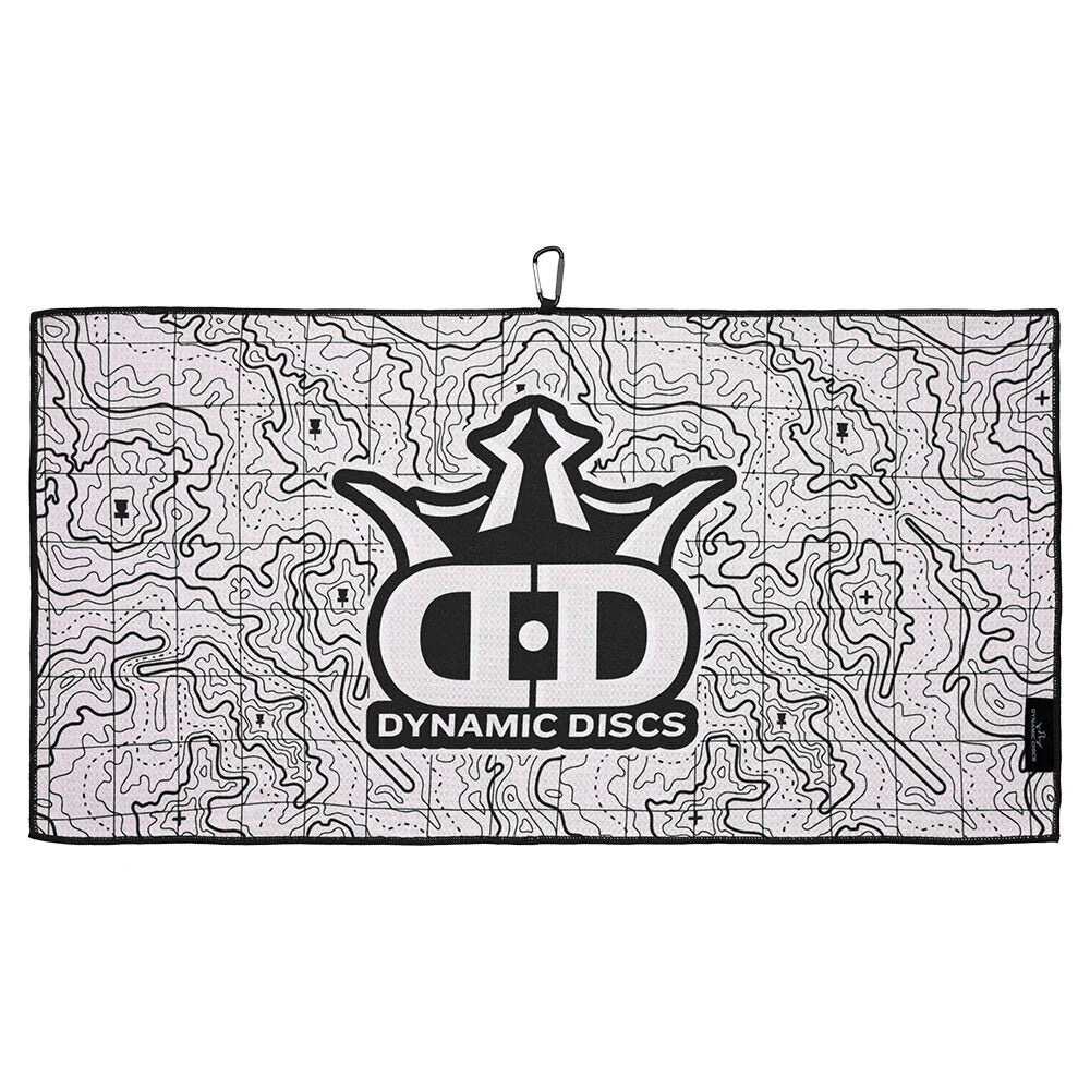 Dynamic Discs Topographic Microfiber Waffle Disc Golf Towel