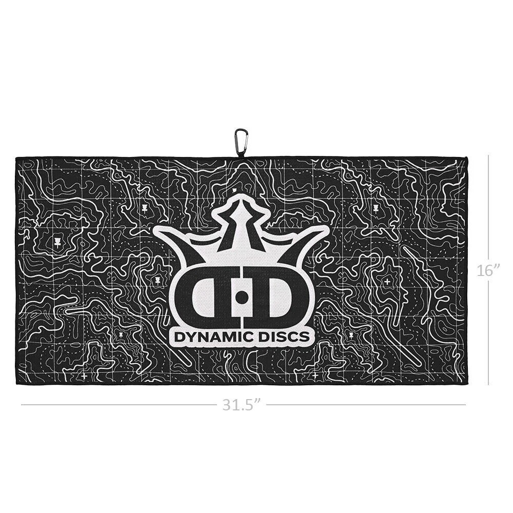 Dynamic Discs Topographic Microfiber Waffle Disc Golf Towel