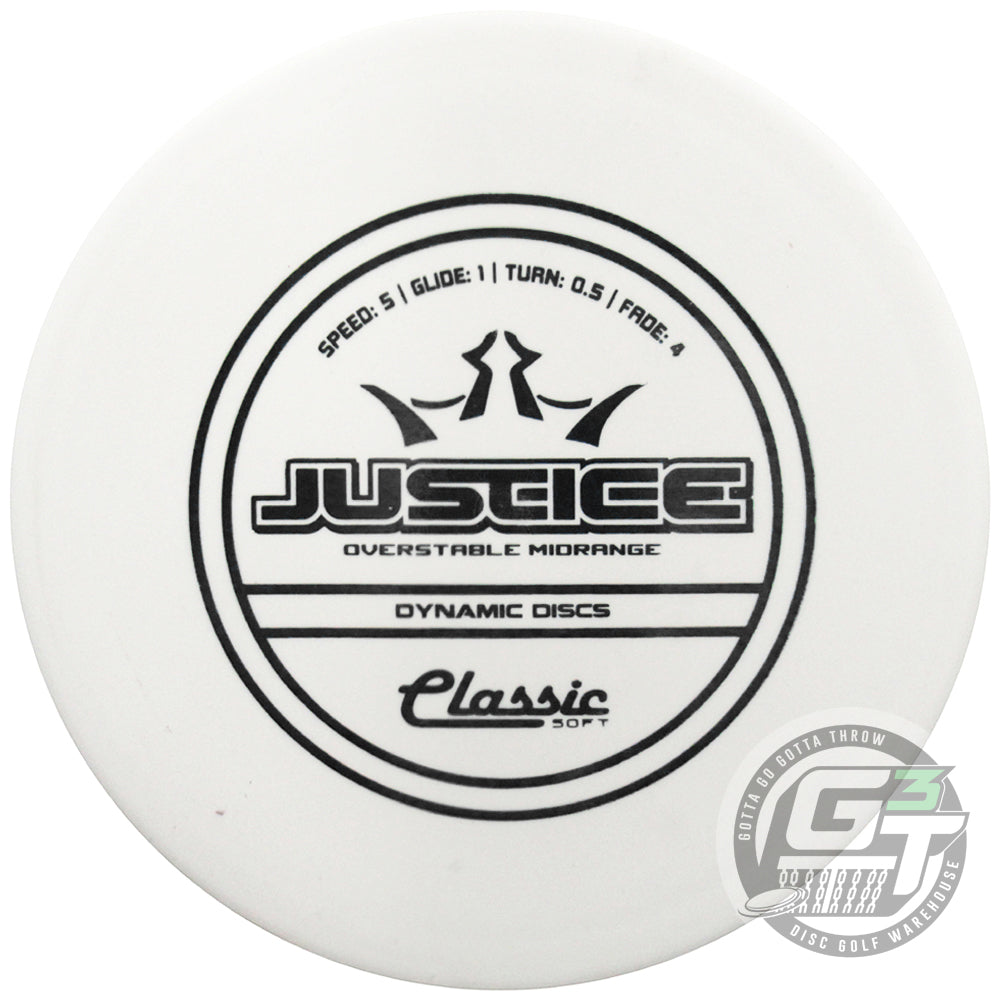 Dynamic Discs Classic Soft Justice Midrange Golf Disc