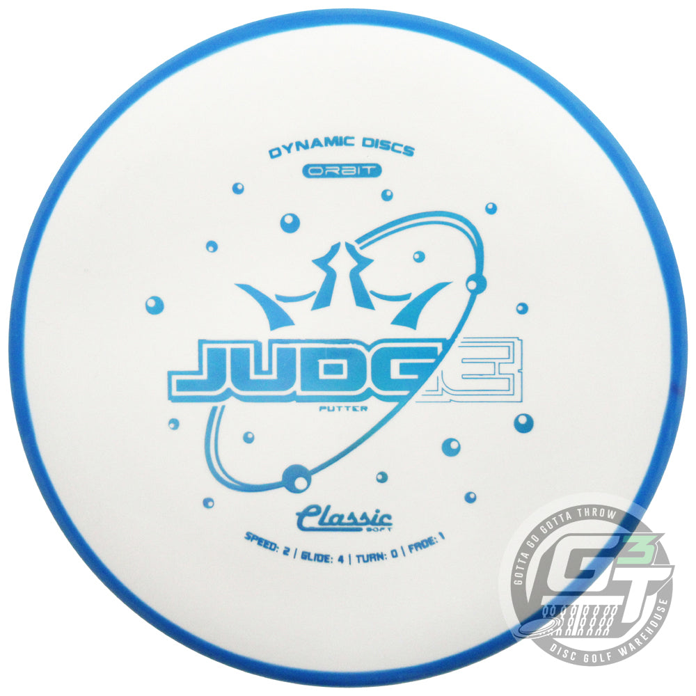 Dynamic Discs Classic Soft Orbit Judge Putter Golf Disc