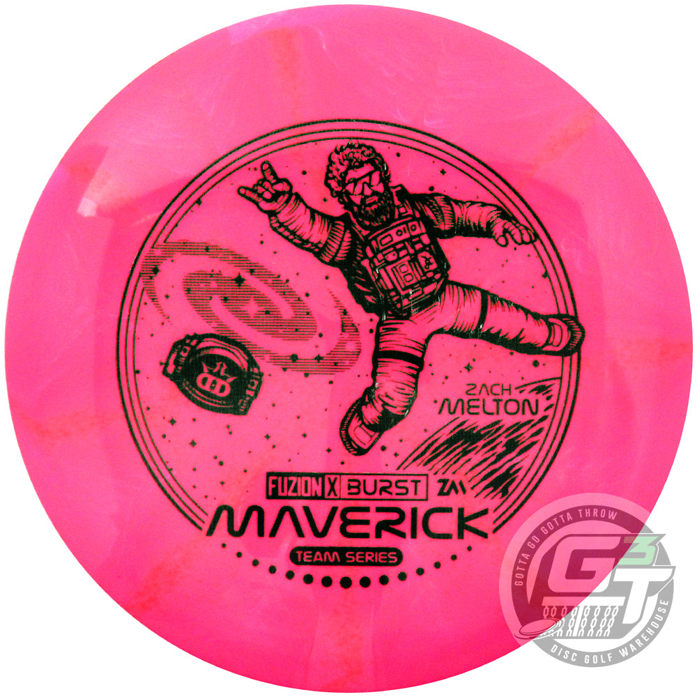 Dynamic Discs Limited Edition 2024 Team Series Zach Melton Fuzion-X Burst Maverick Fairway Driver Golf Disc