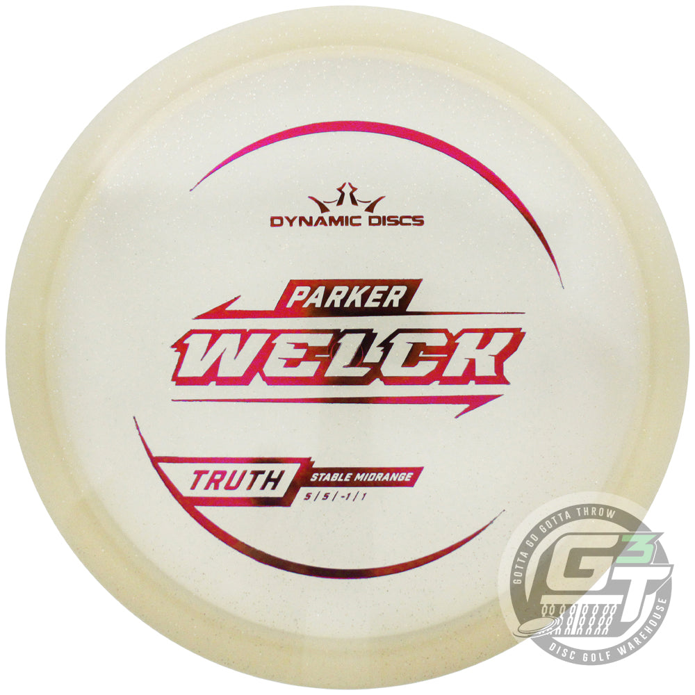 Dynamic Discs Limited Edition 2025 Team Series Parker Welck Gold Metal Flake Lucid Truth Midrange Golf Disc