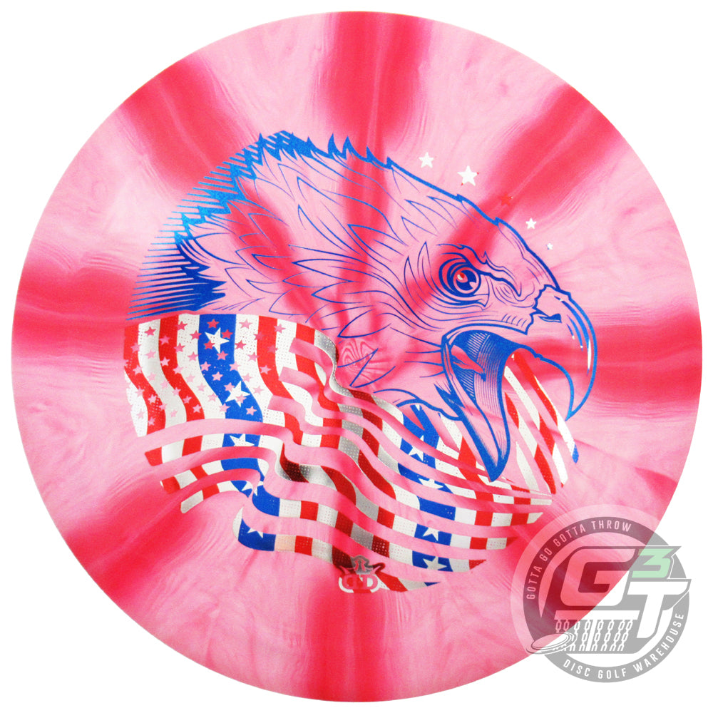 Dynamic Discs Limited Edition 2026 4th of July Screaming Eagle Stamp Fuzion Burst Freedom Distance Driver Golf Disc