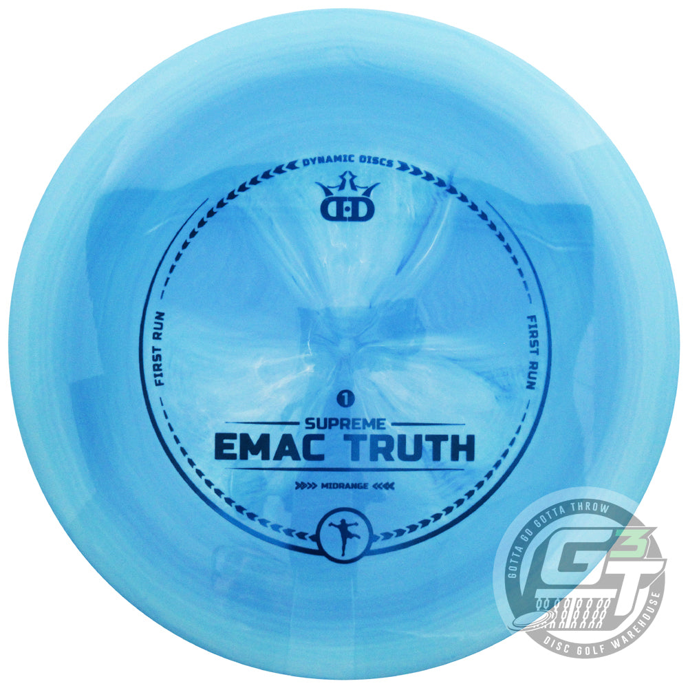 Dynamic Discs First Run Supreme EMAC Truth Midrange Golf Disc