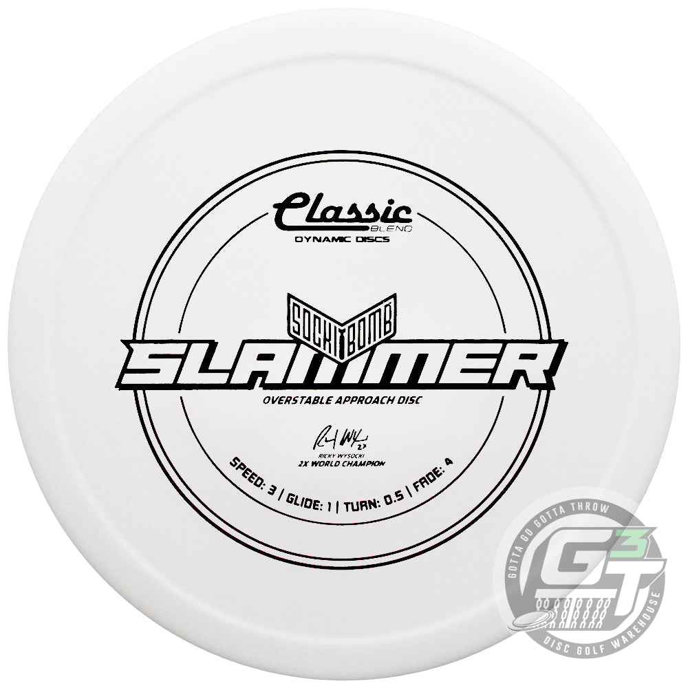 Dynamic Discs Limited Edition Ricky Wysocki Sockibomb Classic Blend Sockibomb Slammer Putter Golf Disc