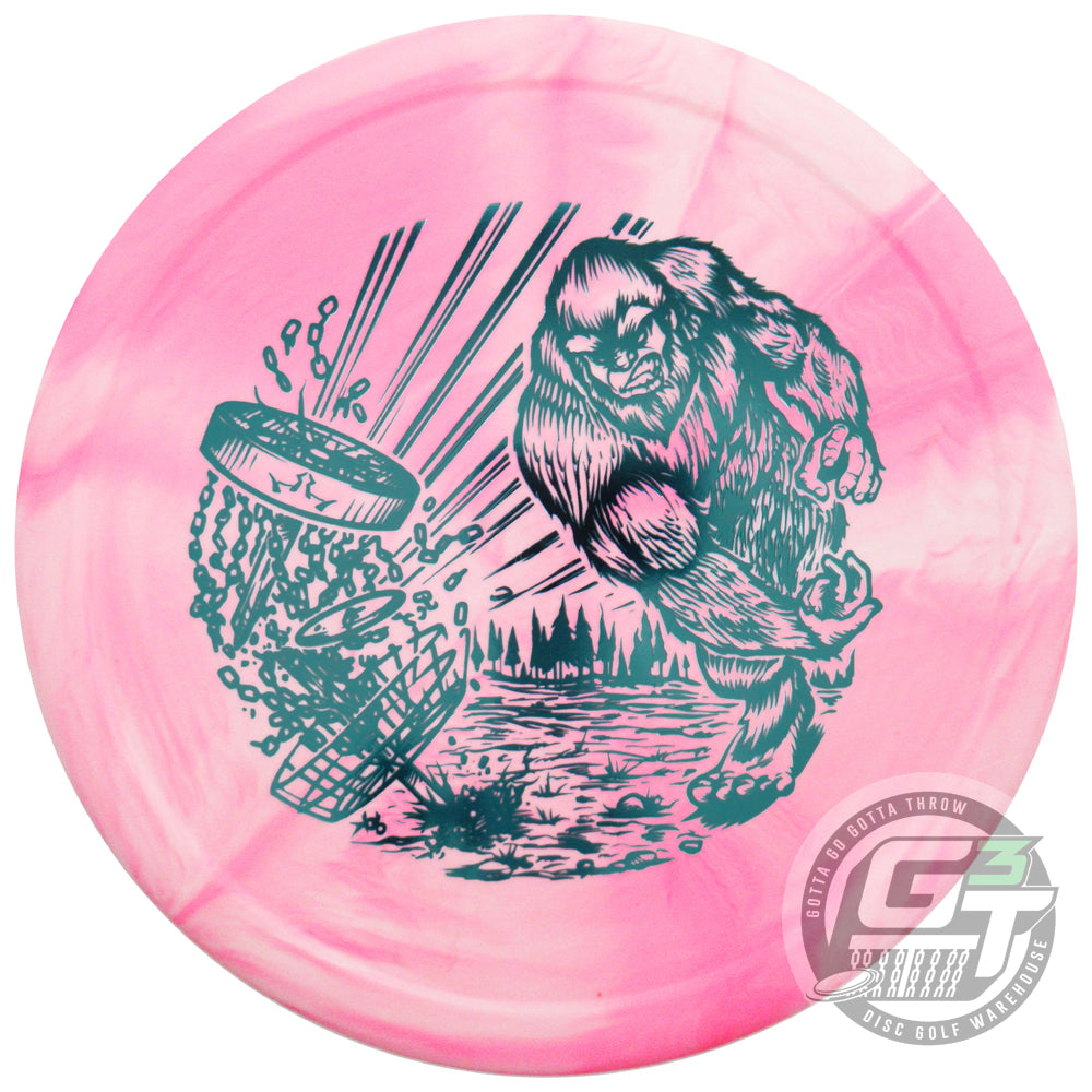 Dynamic Discs Limited Edition Slamsquatch Stamp Classic Blend Burst Slammer Putter Golf Disc