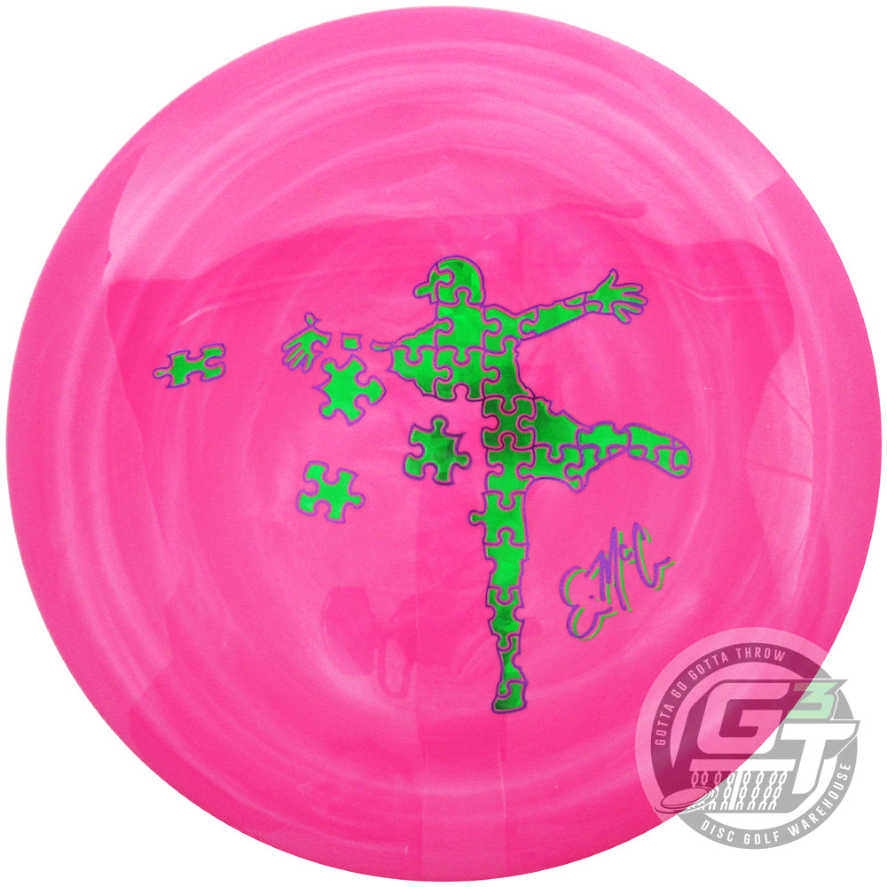 Dynamic Discs Limited Edition The Missing Piece Stamp Fuzion Swirl EMAC Truth [Retool] Midrange Golf Disc