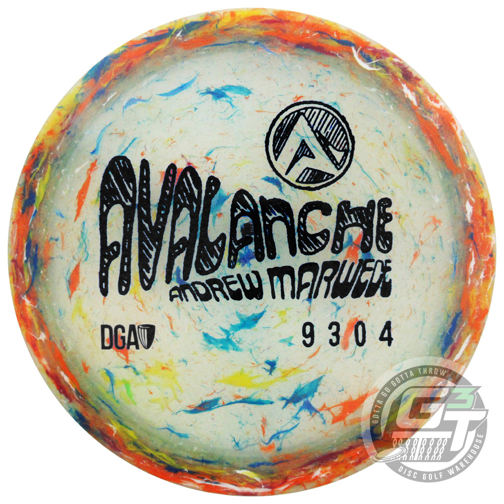 DGA Limited Edition 2025 Tour Series Andrew Marwede Granite Blend Avalanche Fairway Driver Golf Disc