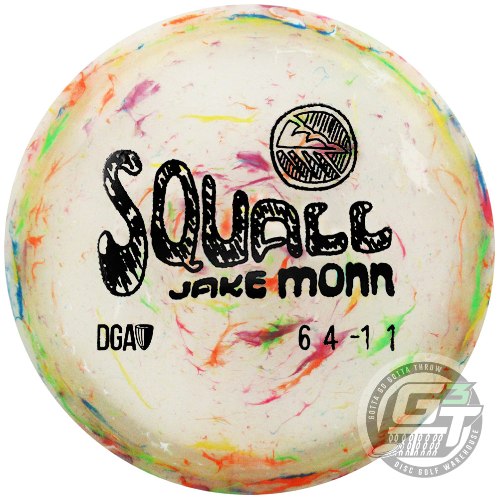 DGA Limited Edition 2025 Tour Series Jake Monn Granite Blend Squall Midrange Golf Disc
