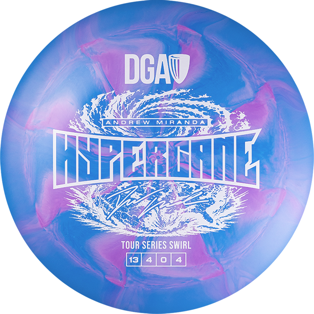 DGA Limited Edition 2026 Tour Series Andrew Miranda Special Blend Hypercane Distance Driver Golf Disc