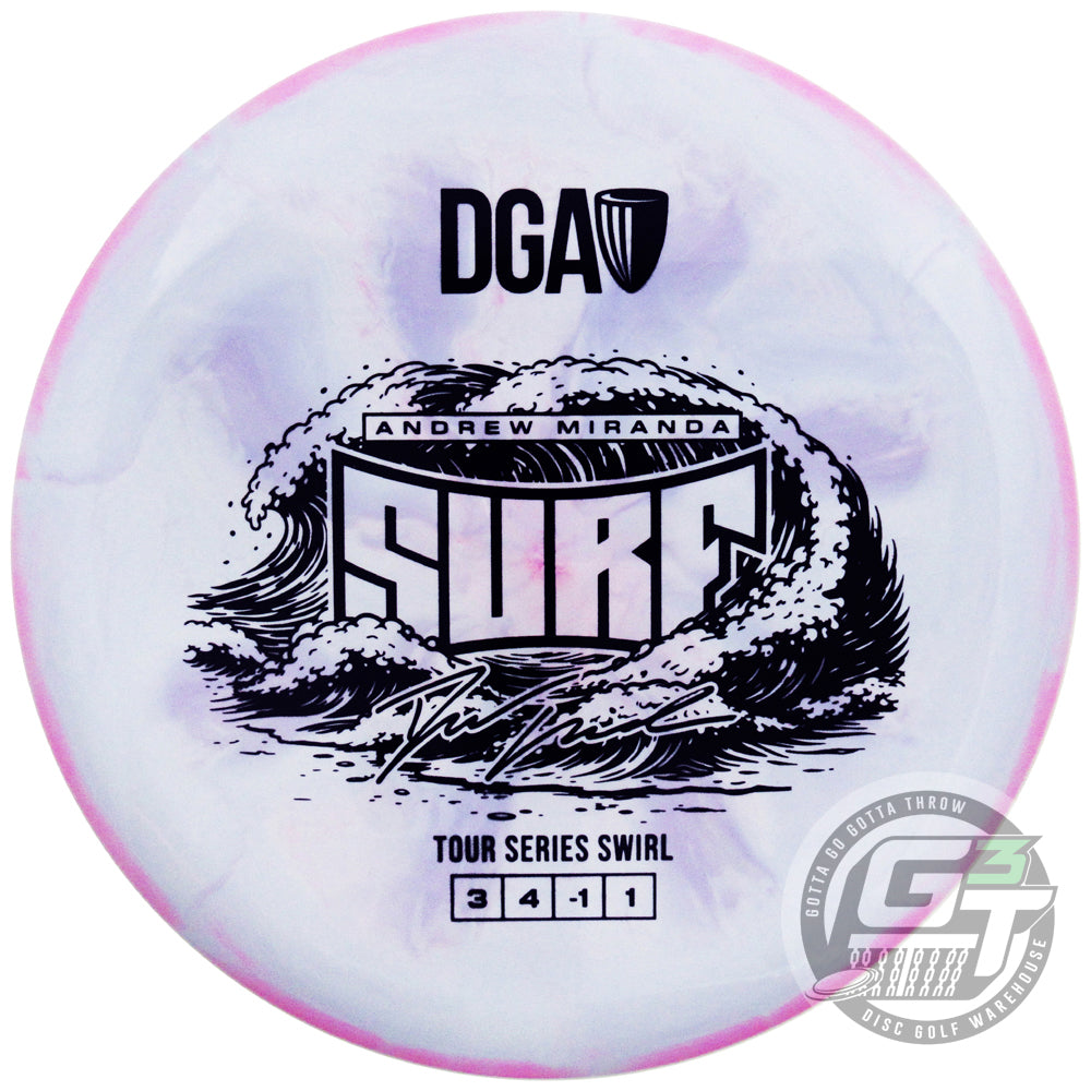 DGA Limited Edition 2026 Tour Series Andrew Miranda Special Blend Surf Putter Golf Disc
