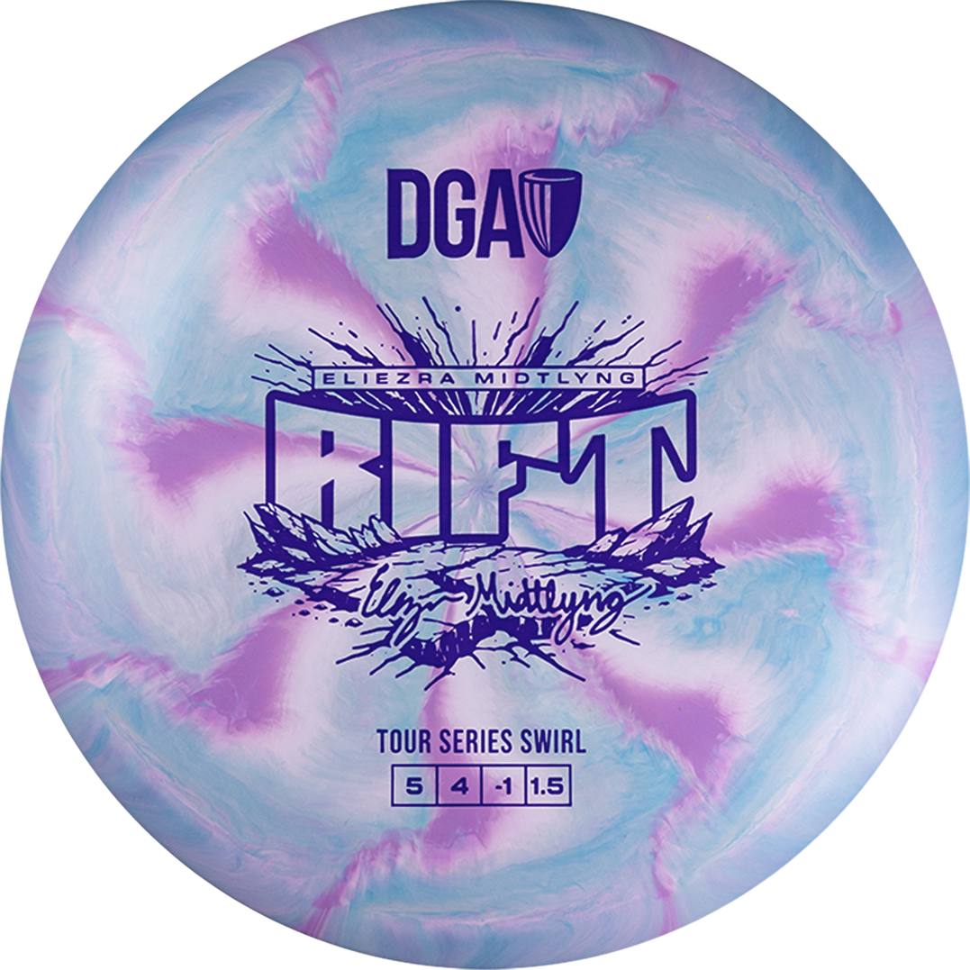 DGA Limited Edition 2026 Tour Series Eliezra Midtlyng Special Blend Rift Midrange Golf Disc