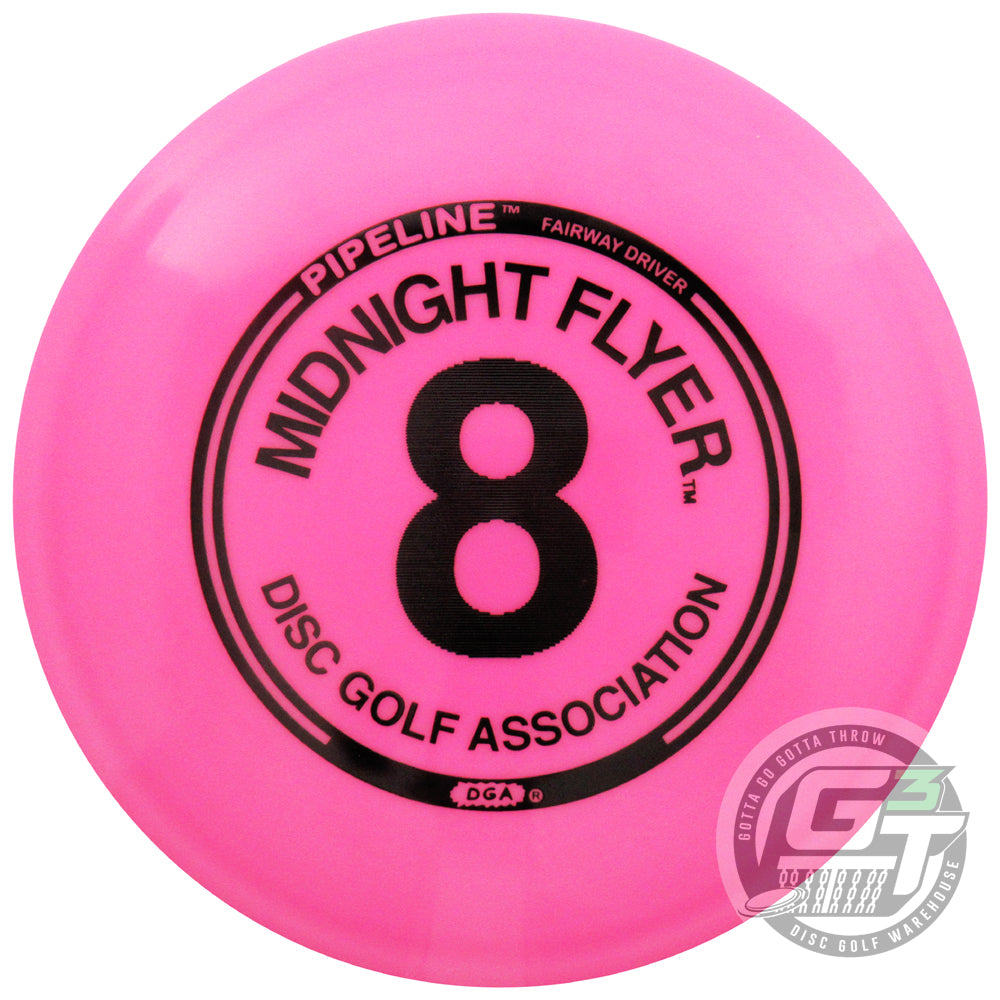 DGA Limited Edition Midnight Flyer #8 Glow Proline Blend Pipeline Fairway Driver Golf Disc