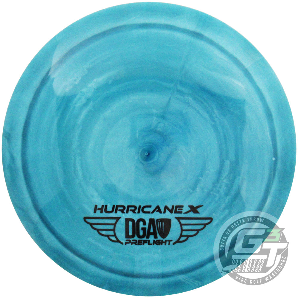 DGA Limited Edition PreFlight LE Swirl Hurricane X Distance Driver Golf Disc