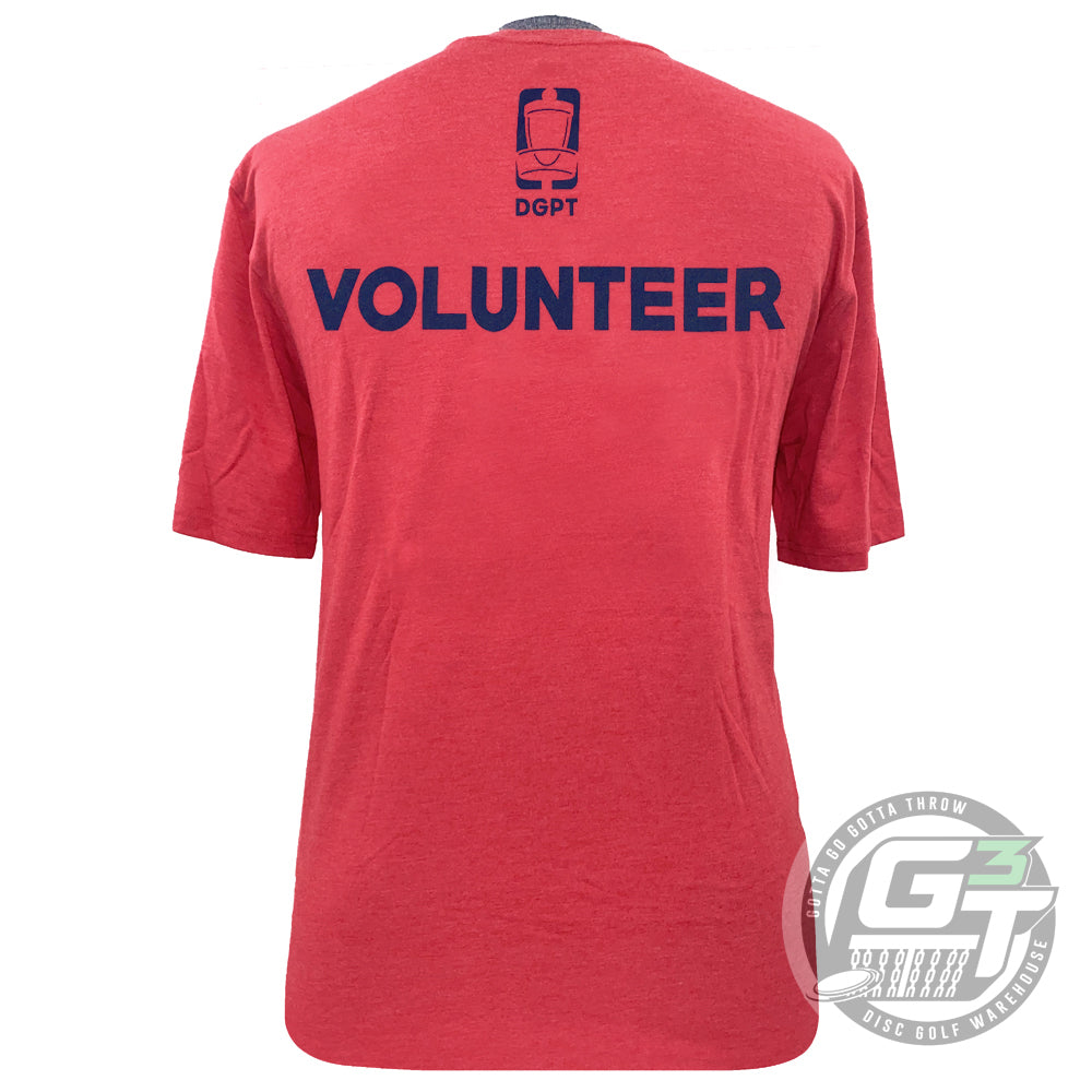 Disc Golf Pro Tour Logo Volunteer Short Sleeve Disc Golf T-Shirt