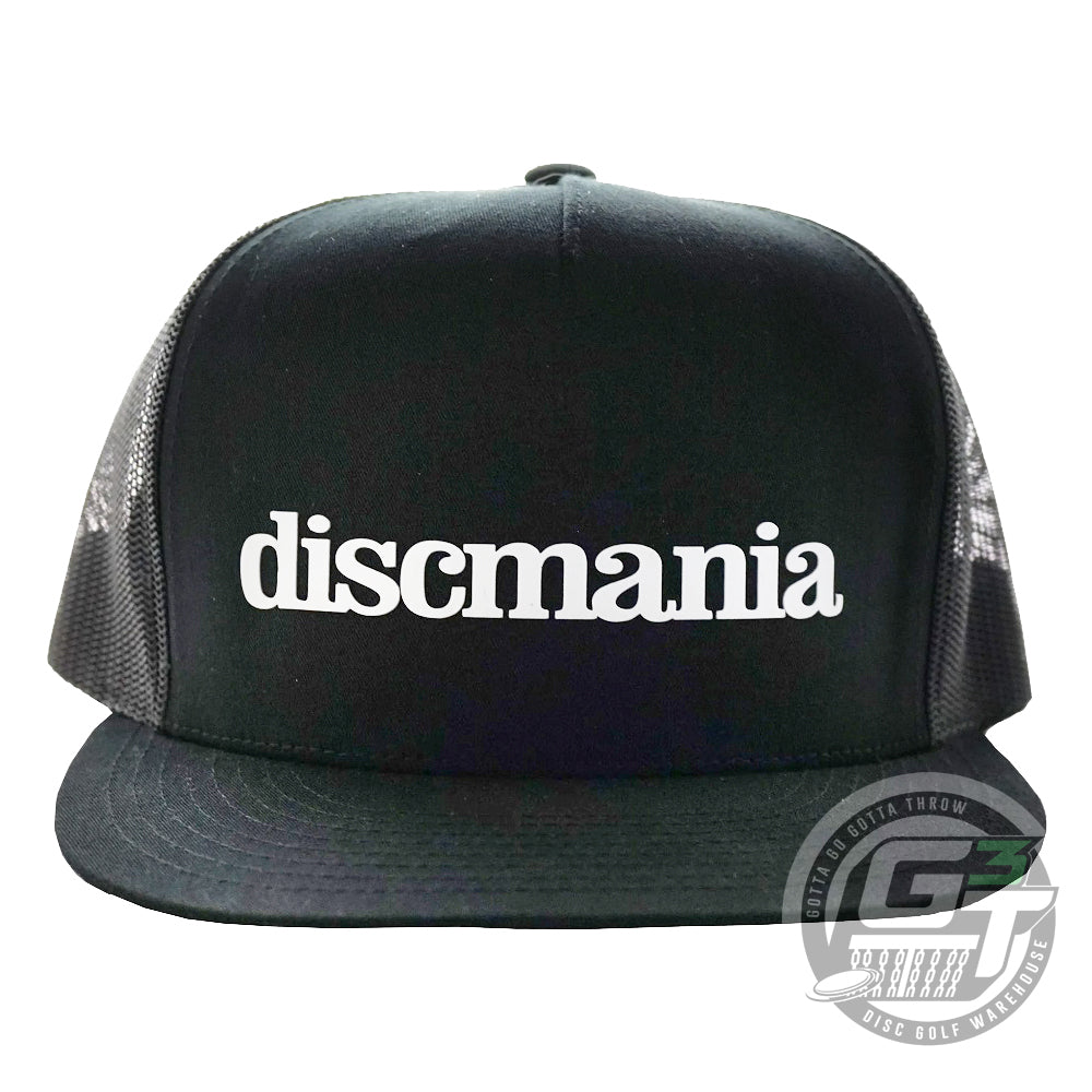 Discmania Bar Logo Snapback Flat Bill Mesh Trucker Disc Golf Hat