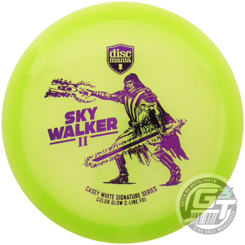 Discmania Limited Edition 2024 Signature Casey White Sky Walker II Color Glow C-Line FD1 Fairway Driver Golf Disc