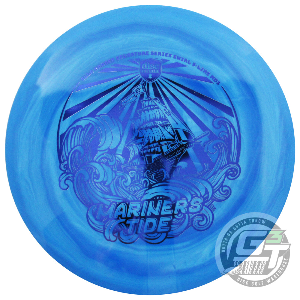 Discmania Limited Edition 2025 Signature Ella Hansen Mariner's Tide Swirl S-Line MD3 Midrange Golf Disc