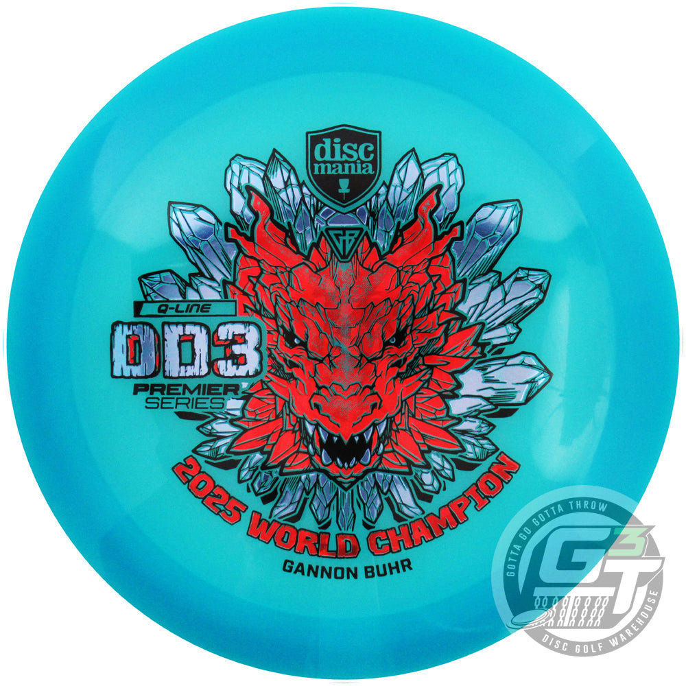 Discmania Limited Edition Premier Series Gannon Buhr 2025 World Champion Q-Line DD3 Distance Driver Golf Disc
