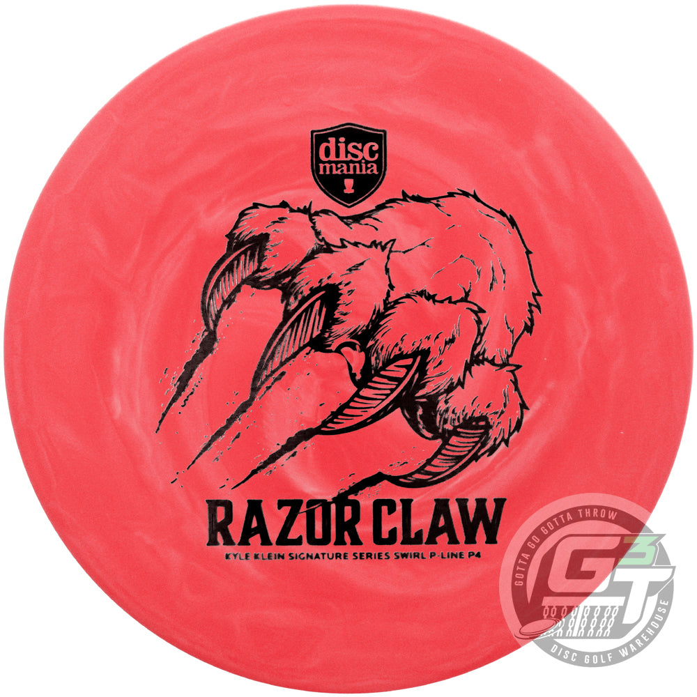 Discmania Limited Edition 2025 Signature Kevin Klein Razor Claw Swirl P-Line Flex 2 P4 Putter Golf Disc
