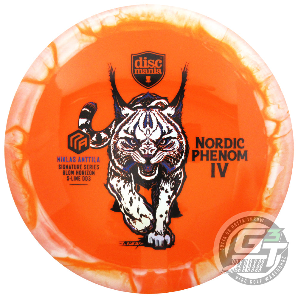 Discmania Limited Edition 2025 Signature Niklas Anttila Nordic Phenom IV Glow Horizon S-Line DD3 Distance Driver Golf Disc