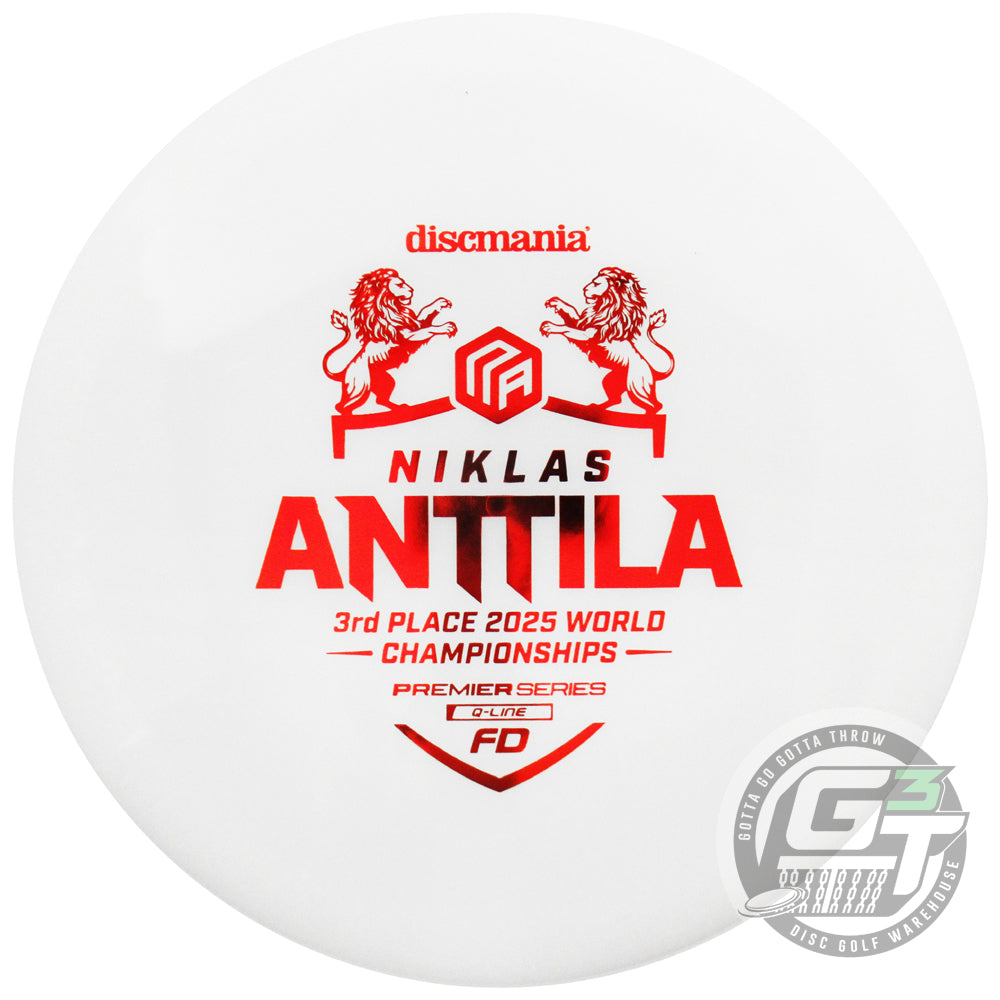 Discmania Limited Edition Premier Series Niklas Anttila 2025 World Championships 3rd Place Q-Line FD Fairway Driver Golf Disc
