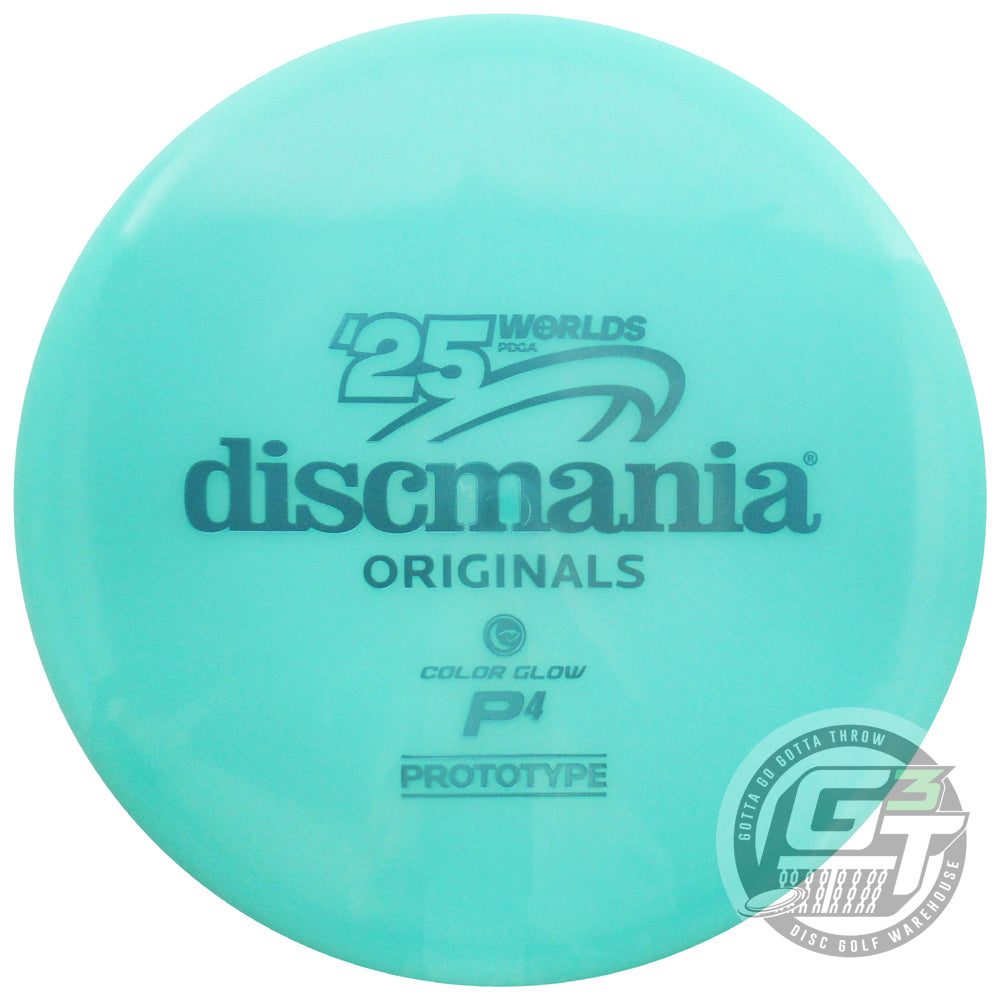 Discmania Limited Edition 2025 PDGA World Championships Prototype Color Glow C-Line P4 Putt & Approach Putter Golf Disc