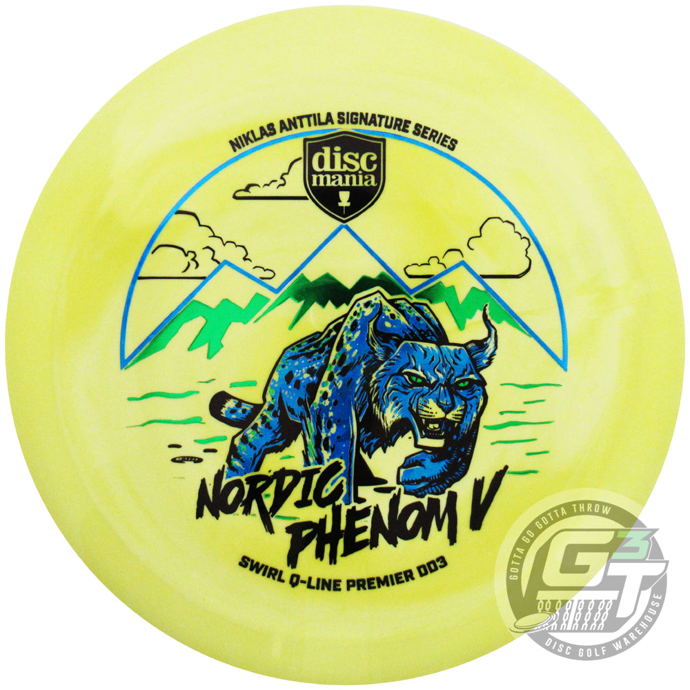 Discmania Limited Edition 2026 Signature Niklas Anttila Nordic Phenom V Swirl Q-Line DD3 Distance Driver Golf Disc