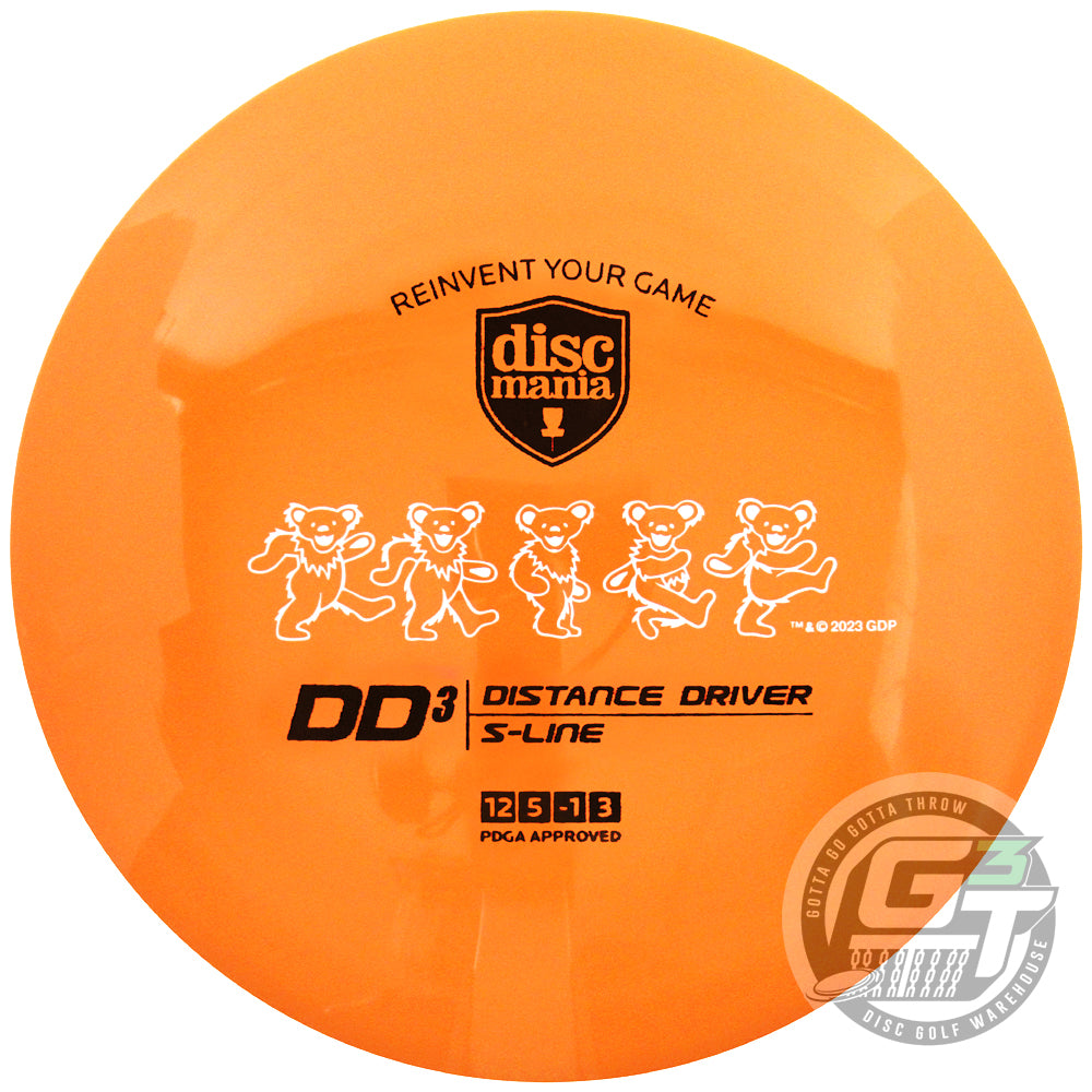 Discmania Limited Edition Grateful Dead Dancing Bears S-Line DD3 Distance Driver Golf Disc