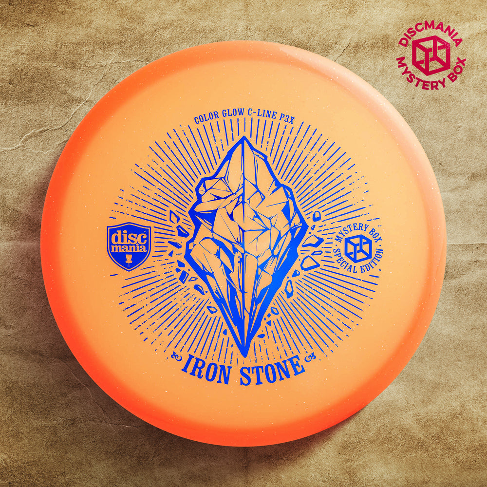 Discmania Limited Edition Iron Stone Stamp Color Glow C-Line P3x Putt & Approach Putter Golf Disc