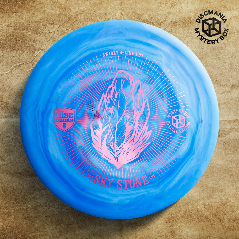 Discmania Limited Edition Sky Stone Stamp Swirl S-Line PD2 Power Driver Distance Driver Golf Disc