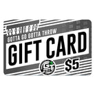 $5 Disc Golf Gift Card