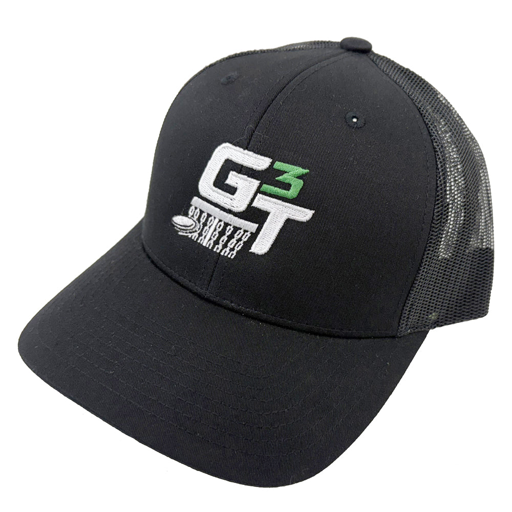 Gotta Go Gotta Throw G3T Logo Snapback Sport-Tek Mesh Trucker Disc Golf Hat
