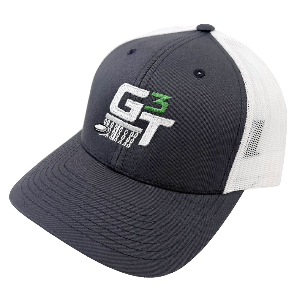 Gotta Go Gotta Throw G3T Logo Snapback Sport-Tek Mesh Trucker Disc Golf Hat