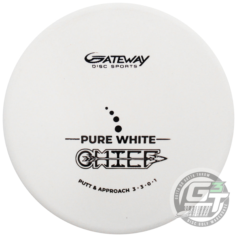 Gateway Pure White Chief Putter Golf Disc