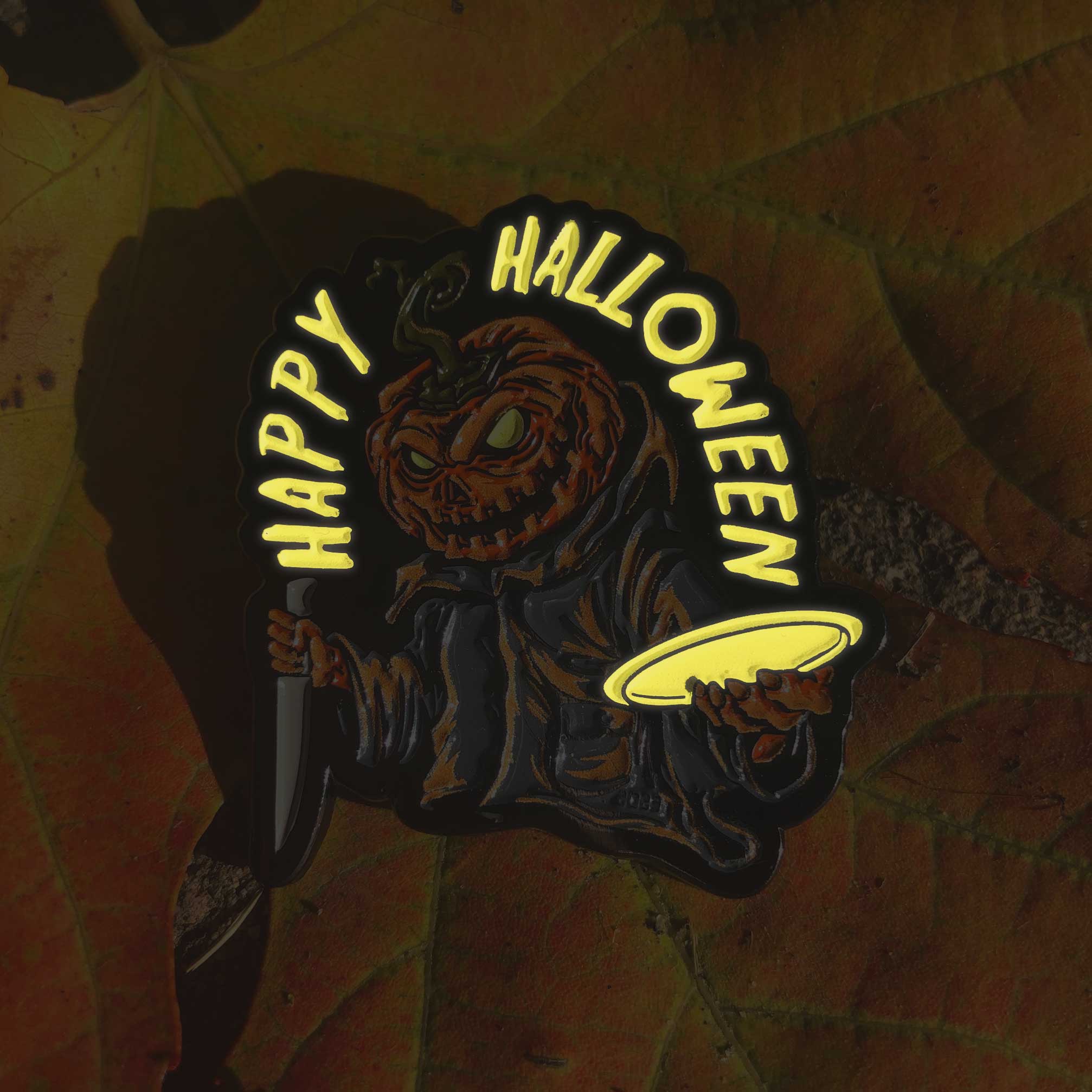 Halloween 2023 Pumpkin Head Disc Golf Pin - LIMITED EDITION