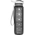 32 oz Water Bottle with Straw Gray
