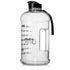 Half Gallon Water Bottle with Times Clear