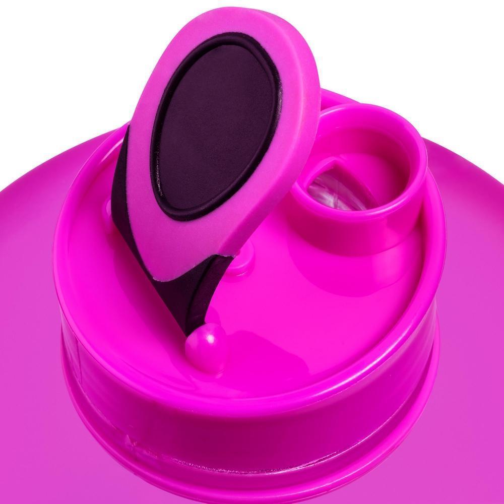 Half Gallon Water Bottle with Times Pink Turquoise