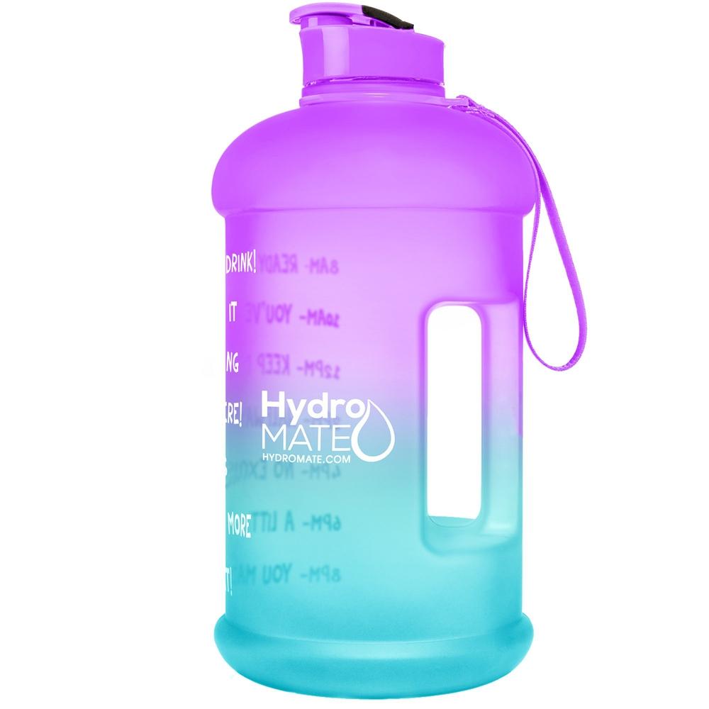 Half Gallon Water Bottle with Times Purple Aqua