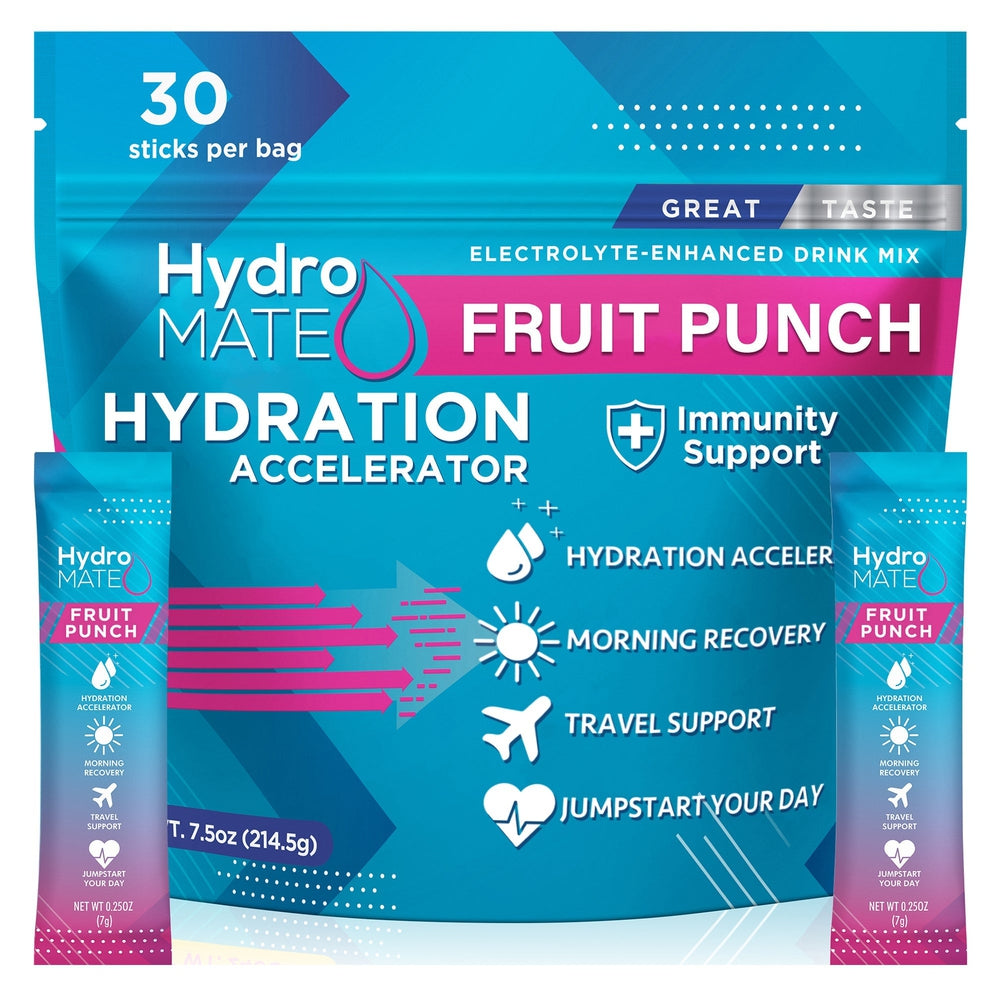 HydroMate Hydration Powder Electrolyte Drink 30 Count