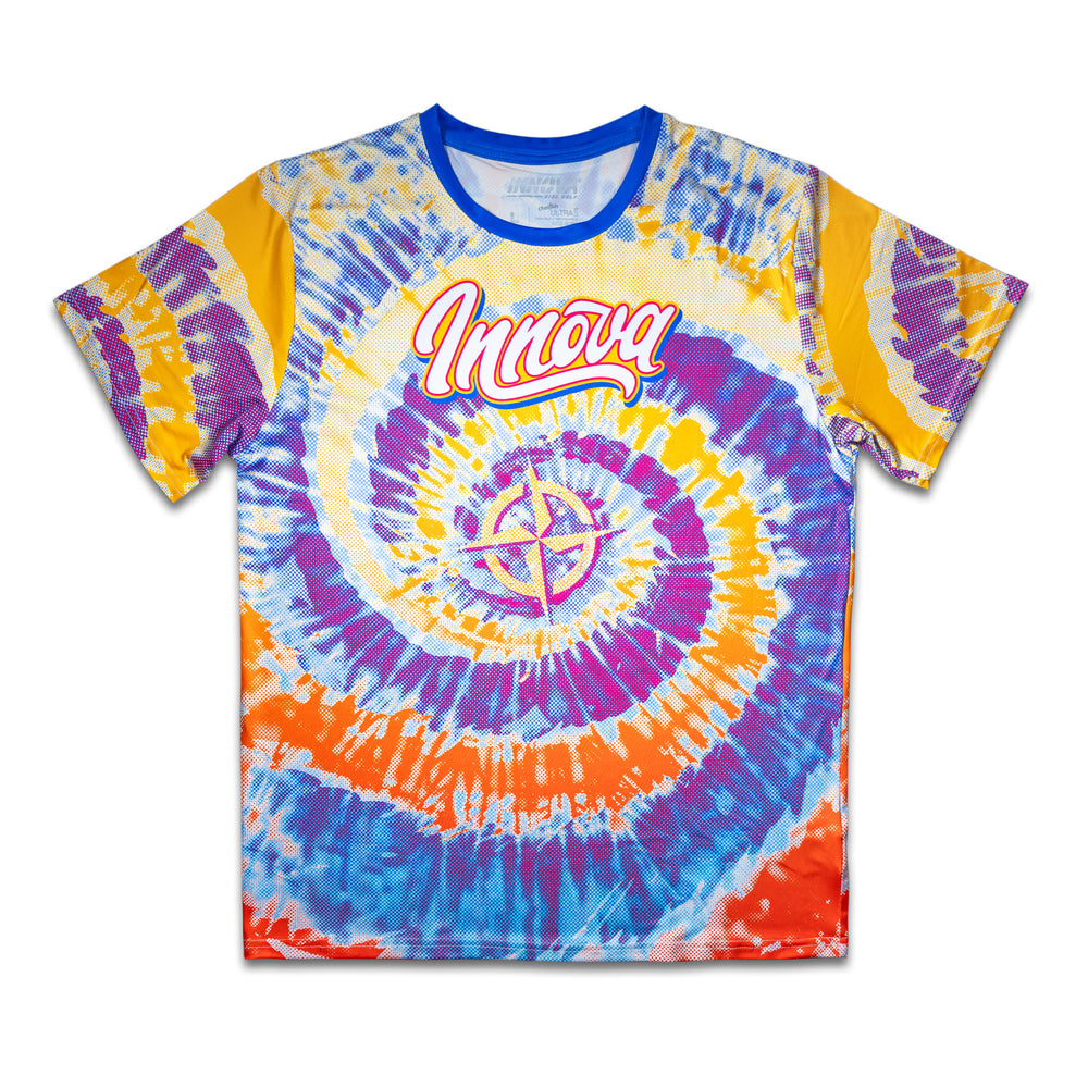 Innova Cosmic Flow Dye-Sublimated Short Sleeve Performance Disc Golf Jersey