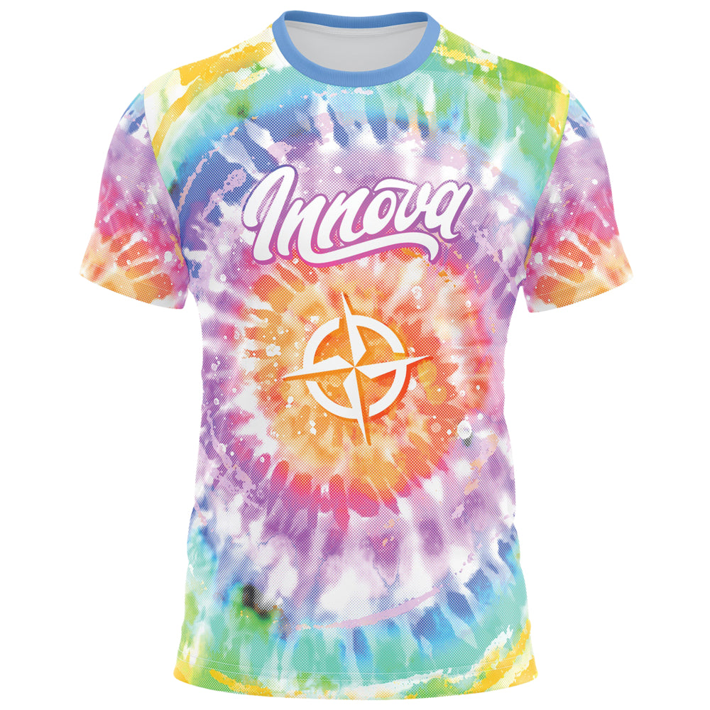 Innova Flow Dye Dye-Sublimated Short Sleeve Performance Disc Golf Jersey