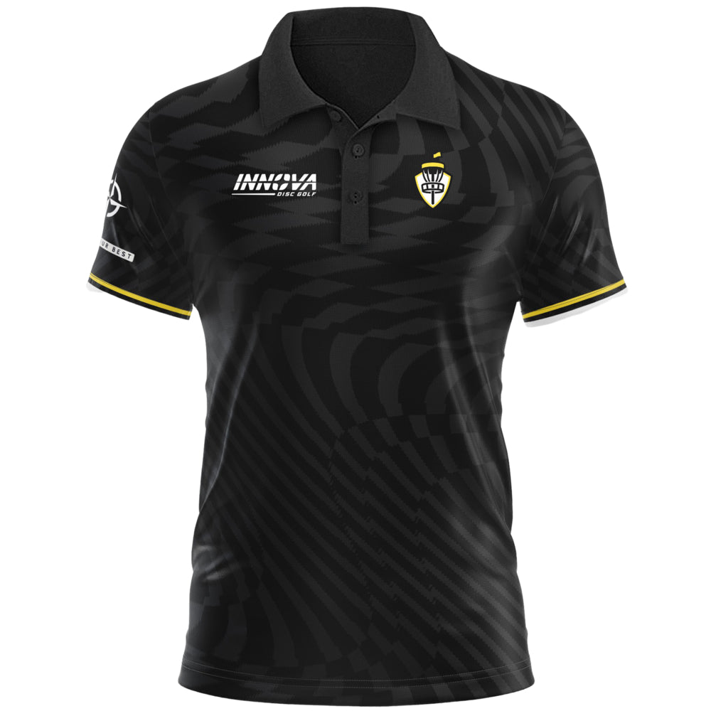 Innova Podium Dye-Sublimated Short Sleeve Performance Disc Golf Polo Shirt