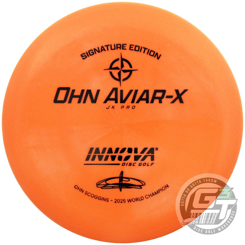 Innova Signature Edition Ohn Scoggins 2025 World Champion Pro JK Aviar-X Putter Golf Disc