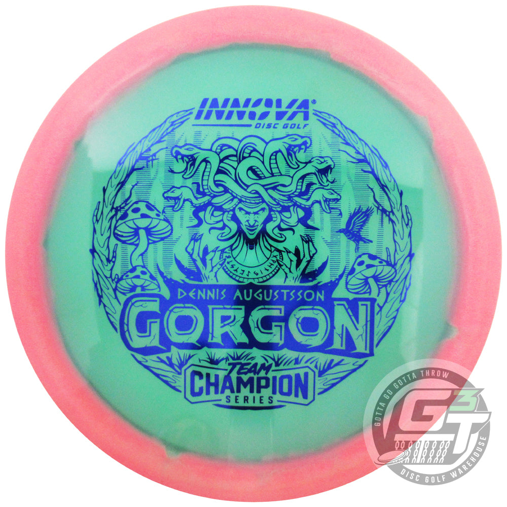 Innova Limited Edition 2025 Tour Series Dennis Augustsson Proto Glow Halo Champion Gorgon Distance Driver Golf Disc