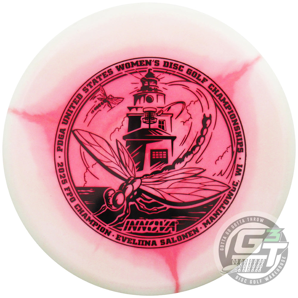 Innova Limited Edition 2025 Tour Series Eveliina Salonen USWDGC FPO Commemorative Proto Glow Halo Star Aviar3 Putter Golf Disc