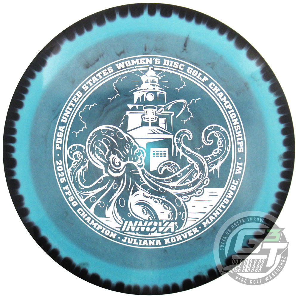 Innova Limited Edition 2025 Tour Series Juliana Korver USWDGC FP50 Commemorative Halo Star Tern Distance Driver Golf Disc