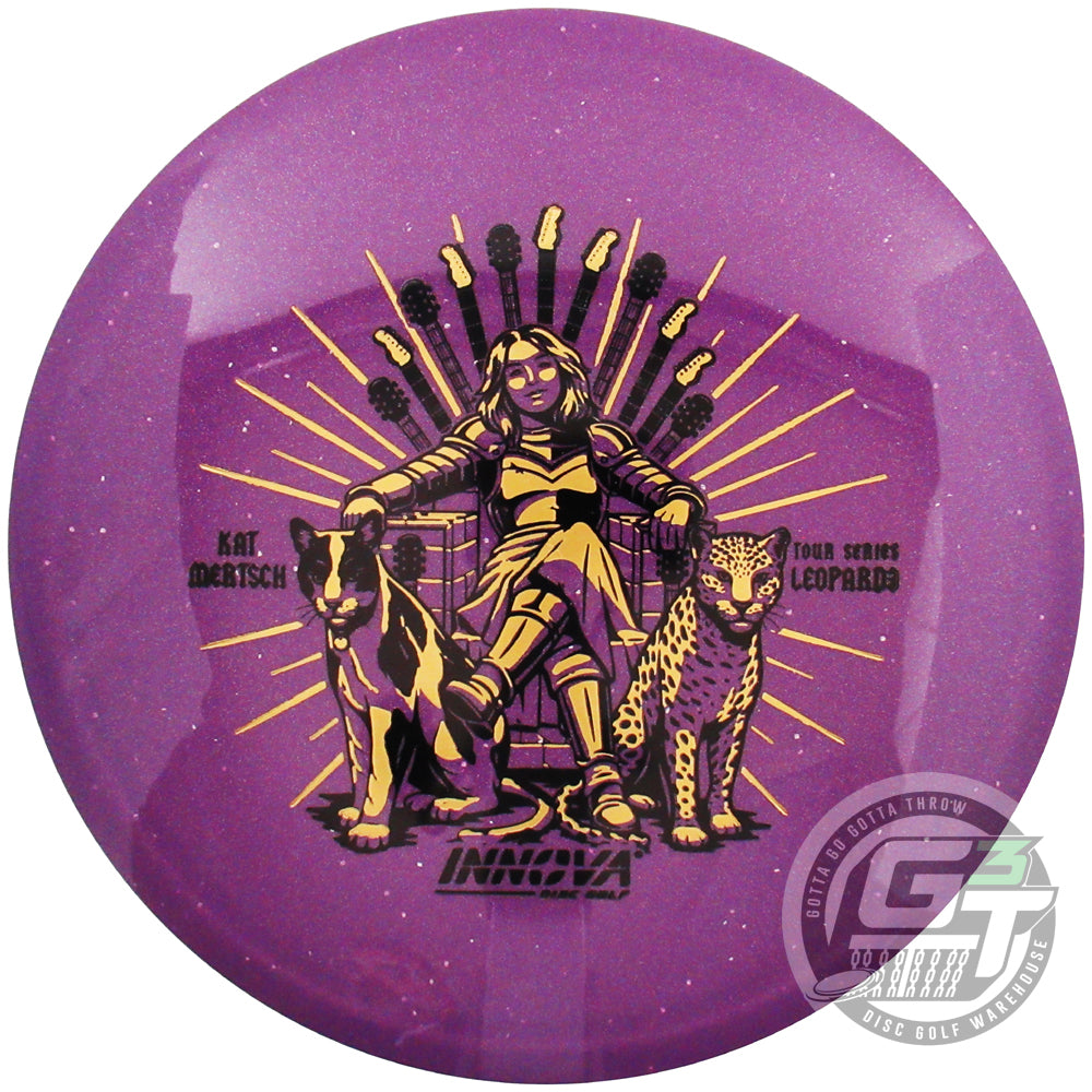 Innova Limited Edition 2026 Tour Series Kat Mertsch Metal Flake Star Leopard3 Fairway Driver Golf Disc