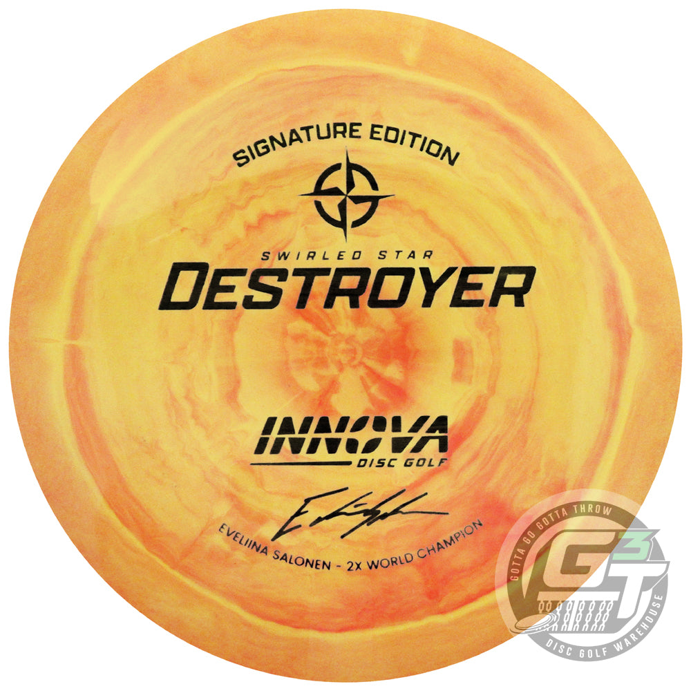 Innova Signature Edition Eveliina Salonen 2X Swirled Star Destroyer Distance Driver Golf Disc